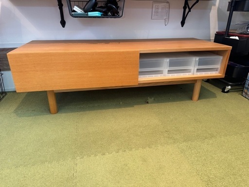 直接引取のみ！ 無印良品 タモ材 木製 シンプル テレビ台 無印 MUJI