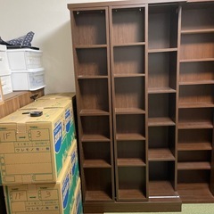 大型スライド本棚 高さ約178cm 幅約88cmの画像