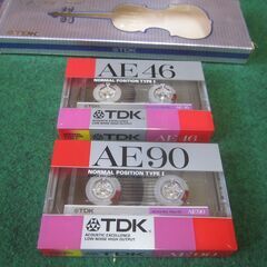 TDKカセットテープAD1 46分2本 CDing1 46分1本の3本セット