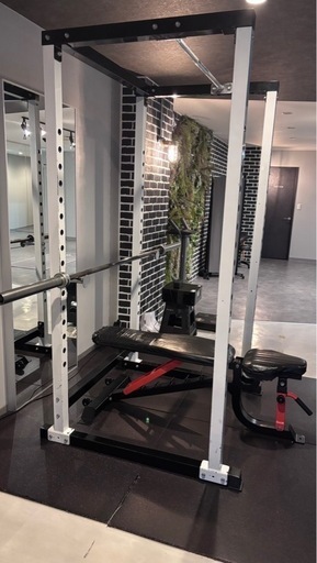 ハーフラック ベンチ バーベルセット