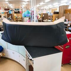 リクライニングソファ ゆったりくつろげる！ベージュ色 シミ汚れあります。 【浜村鹿野温泉ICから3分 買取本舗、 宮本リサイクル 営業時間9～19時 定休日水曜のみ←連絡できませんm(_ _)m】の画像