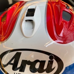 バイクヘルメット[アライ] ナンカイ(NANKAI) RX-7X スペンサー トリコロール (NANKAIオリジナルカラー)サイズ61-62(XL) の画像