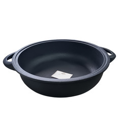 未使用)南部鉄器 すき焼き鍋(直径26㎝) (菱谷良明) 水沢の調理 未使用)南部鉄器 すき焼き鍋(直径26㎝) (菱谷良明) 水沢の調理