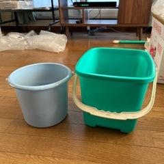 バケツ　一つでも二つでもOKです