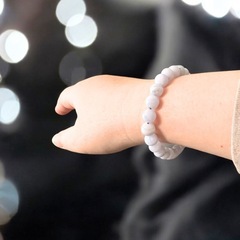 ブルーレースアゲート ブレスレットの画像