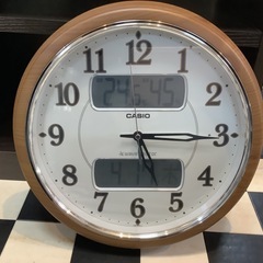 【リサイクルサービス八光】幅35.3㎝　CASIO　電波掛け時計...