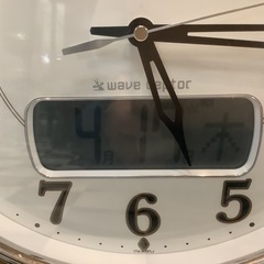 【リサイクルサービス八光】幅35.3㎝　CASIO　電波掛け時計　鳥のさえずり時報　ITM-900FLJの画像