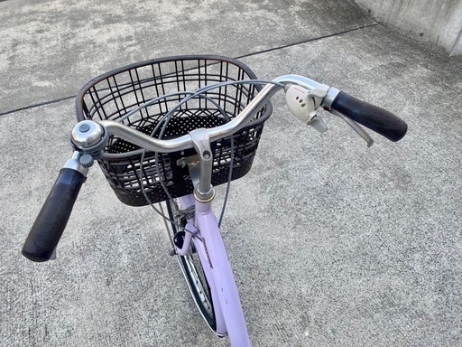 ブリジストン アルミーユ 22インチ 中古 自転車 ラベンダー 3段変速