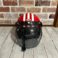 ヘルメット赤白