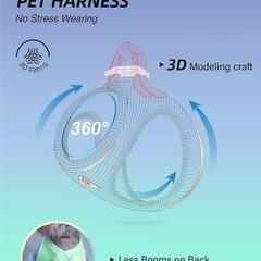 JC HOUSE ハーネス　犬　グリーン　黄緑　Lサイズ　　メッシュ　軽量の画像