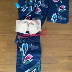 新品　浴衣　帯、帯締め付き　