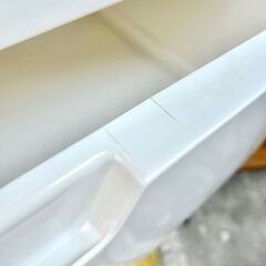 【武蔵小山店】 プラチェスト　7段　チェスト　ワイド　衣類収納　タンス　箪笥　引き出し　ウッドトップ　白　ホワイトの画像