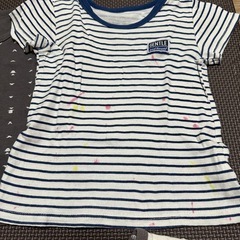 子供服お下がり100サイズ男の子☆半袖Tシャツデニムハーフパンツの画像