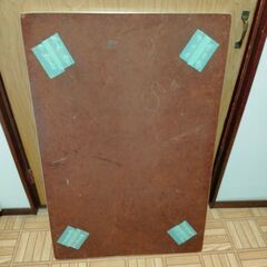レトロな昭和のテーブル 板のみ　中古　送料が高いので取りにこれる方限定の画像