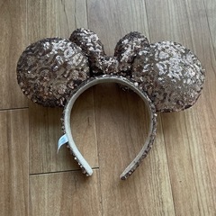 ディズニーシー購入　ミニー　スパンコール　美品　カチューシャ の画像