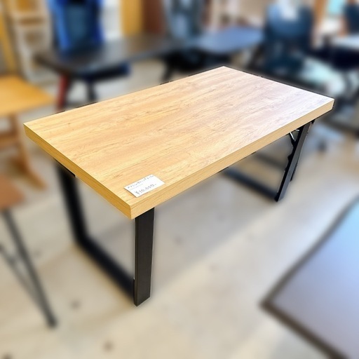 メラミン ダイニングテーブル 140cm幅 木製 おしゃれ