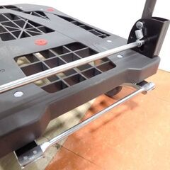 新札幌/厚別 DCM 音の静かな台車 200kg ストッパー 滑り止め付き 手押し台車 No.3303の画像