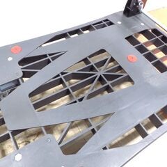 新札幌/厚別 DCM 音の静かな台車 200kg ストッパー 滑り止め付き 手押し台車 No.3303の画像