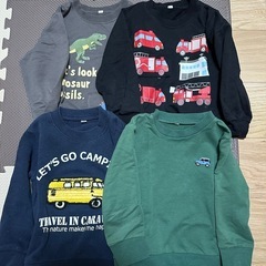 子供服お下がり100サイズ男の子☆長袖Tシャツトレーナー春秋冬