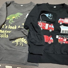 子供服お下がり100サイズ男の子☆長袖Tシャツトレーナー春秋冬の画像