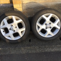 日産純正アルミホイール。の画像