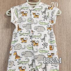 ⑨50-60サイズ 新生児 ロンパース H&Mの画像