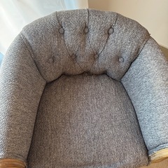 グレー アンティーク調ソファ 猫足　シャビーシックの画像