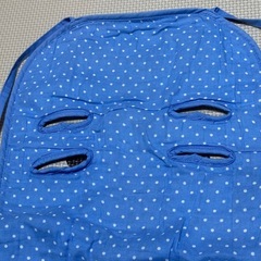 ベビーカー用SOFT＆DRY CUSHION☆接触冷感シート☆ブルードットの画像