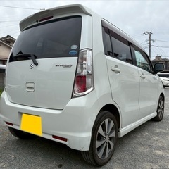 ターボ搭載！月々8千円〜分割払い可‼️ 車検2年付き！【名義変更代込み】☆スズキ ワゴンRスティングレー☆HDDナビ付き☆走行中DVD見れます☆プッシュスタート☆ドライブレコーダー付きのフル装備☆純正アルミ☆事故修復歴無し☆そのまま乗って帰れます！の画像