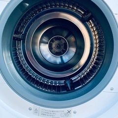 ✅SHARPドラム式電気洗濯乾燥機✅ ✅ES-H10D-WL✅の画像