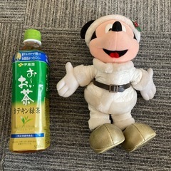 Disney ★ ミッキーマウス　ホワイト　サンタ　ぬいぐるみ　レトロ　希少の画像