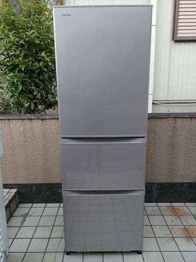 2016年製 TOSHIBA 東芝 ノンフロン冷凍冷蔵庫 GR-H38S