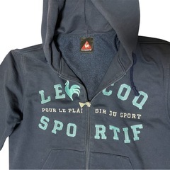 Le Coq Sportif ネイビー パーカーの画像
