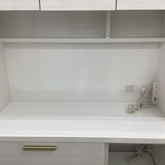 ニトリ　レンジボード　3枚扉　ホワイト　ソレルの画像