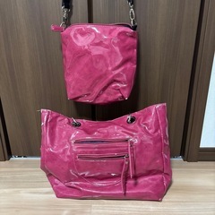 ビビットカラーのバッグ☆セットの画像