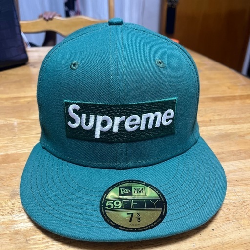 supremeキャップ緑