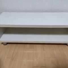 【訳あり】白 ローボード テレビ台 幅79cm 高さ27cm