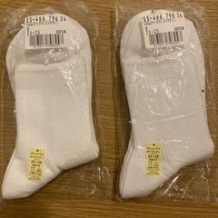 新品白ソックス　靴下　ショート丈　4足セット　レディース