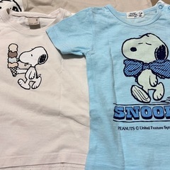 【お譲り先決定】SNOOPY 90 95 半袖Tシャツ10枚セット の画像