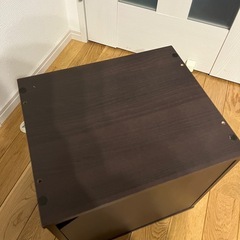 扉付きカラーボックスの画像