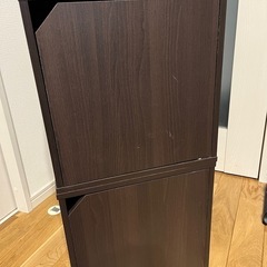 扉付きカラーボックスの画像