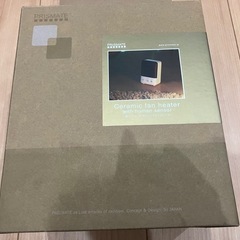 セラミックミニファンヒーター(ホワイト)の画像