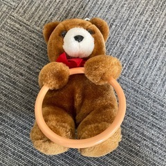 くま　ぬいぐるみ　タオルハンガー　人気の画像