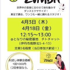  ZUMBAレッスンの画像