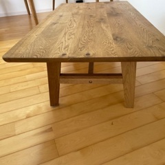 ローテーブル 木製 ナチュラルウッドの画像