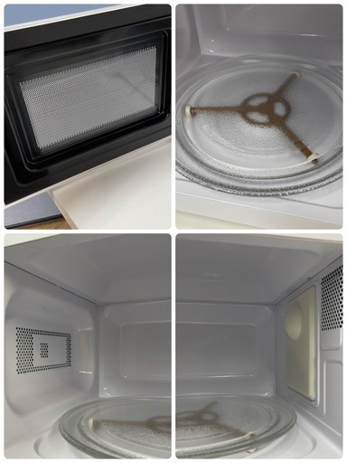 R321 ☀️ NITORI 電子レンジ 700Ｗ (西日本専用：60Hz) 22年製 MM720CUKN4 ⭐ 動作確認済 ⭐ クリ