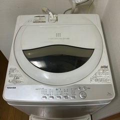 楽天市場】【中古】 東芝 洗濯機 5kg AW-5G6(W) グランホワイト