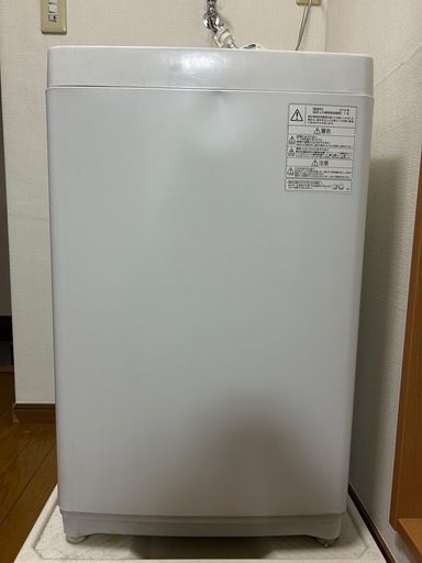 交渉中】東芝 全自動洗濯機 5kg グランホワイトAW-5G6 W(動作 交渉中】東芝 全自動洗濯機 5kg グランホワイトAW-5G6 W(動作