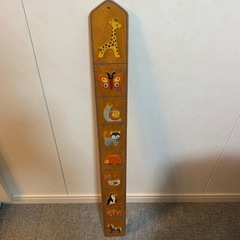 ドイツ製　子供用身長計　木製　mertens kunst Meblatte  の画像