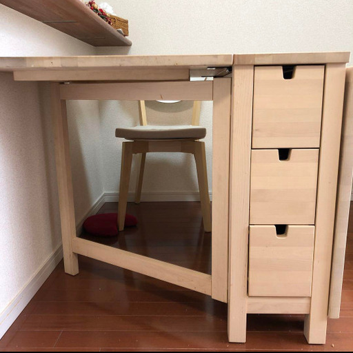 IKEA NORDEN ゲートレッグテーブル（バーチ）折りたたみ式 IKEA Norden